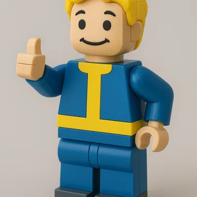 Mô hình Lego Vault Boy - Saga Fallout