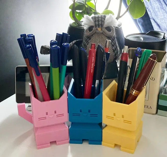Giá Đựng Bút/Tổ Chức Bàn Cali Cat - Image 1