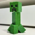 Mô Hình Creeper Minecraft - Đầu Xoay, Không Cần Hỗ Trợ - Thumbnail 1