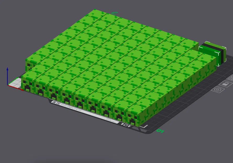 Mô Hình Creeper Minecraft - Đầu Xoay, Không Cần Hỗ Trợ - Image 4