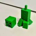 Mô Hình Creeper Minecraft - Đầu Xoay, Không Cần Hỗ Trợ - Thumbnail 5