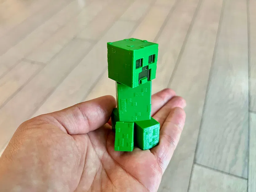 Mô Hình Creeper Minecraft - Đầu Xoay, Không Cần Hỗ Trợ - Image 7