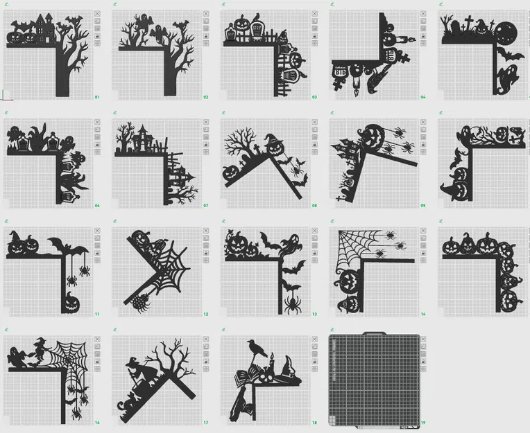 Góc Trang Trí Cửa Mùa Halloween - Bộ Sưu Tập Ma Ám - Image 1