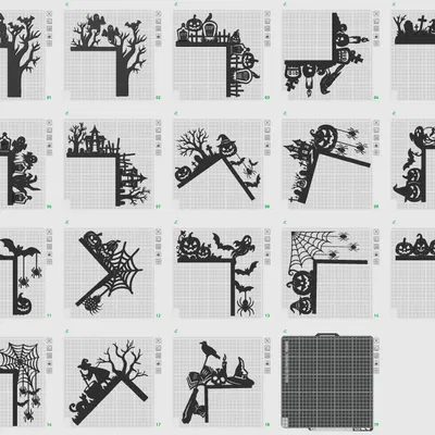 Góc Trang Trí Cửa Mùa Halloween - Bộ Sưu Tập Ma Ám