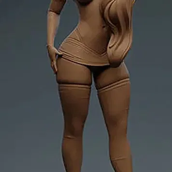 Scarlet Muse - Tượng Vẽ 3D Đầy Thanh Lịch