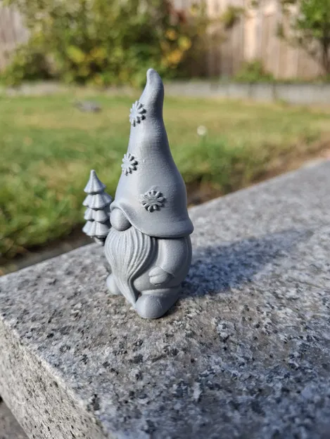 Ông Già Tuyết Nhỏ Với Cây Thông Mini - Image 3