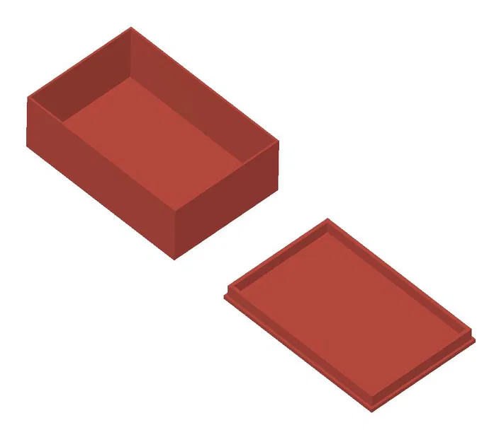 Hộp nhỏ nhẹ có nắp (ví dụ: để đựng quà) - Image 1