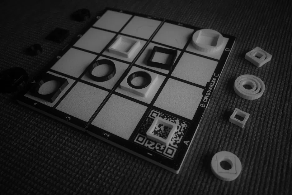 Phiên bản đa sắc màu của trò chơi cờ Cirquarles - Image 4