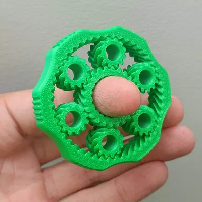 Spinner Fidget Bánh Răng Hành Tinh (Bánh Răng Xoắn Kép)