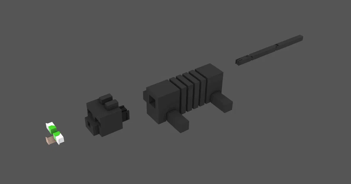 Mèo Minecraft Khớp Nối - Image 3