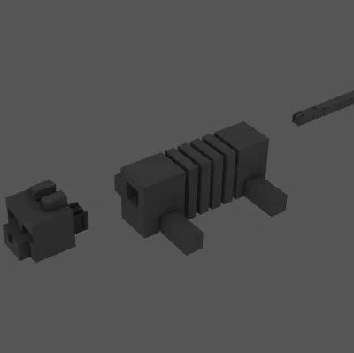 Mèo Minecraft Khớp Nối