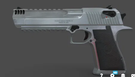 Mô Hình Đồ Chơi Súng Desert Eagle 3D - Image 1