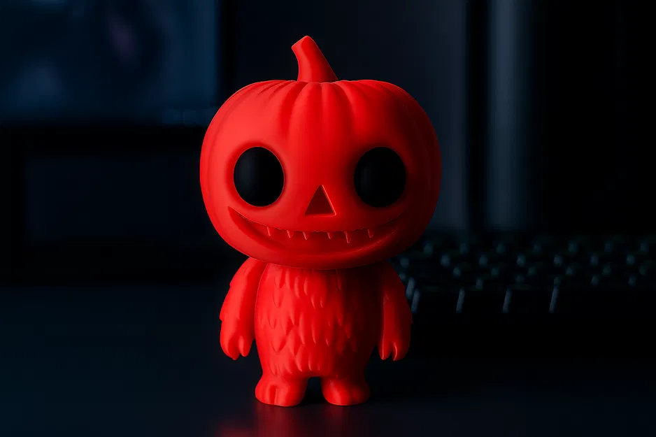 Labubu Đầu Bí Ngô Hóa Trang Halloween - Image 1