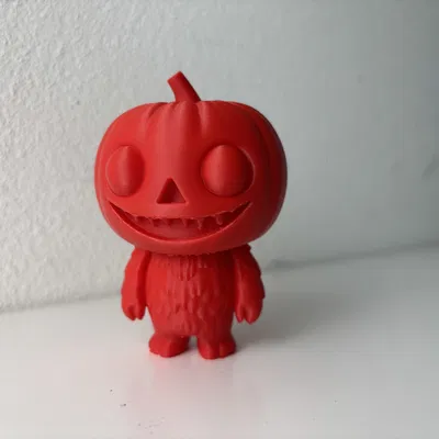 Labubu Đầu Bí Ngô Hóa Trang Halloween