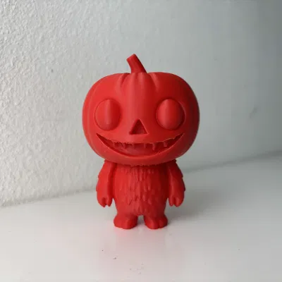 Labubu Đầu Bí Ngô Hóa Trang Halloween