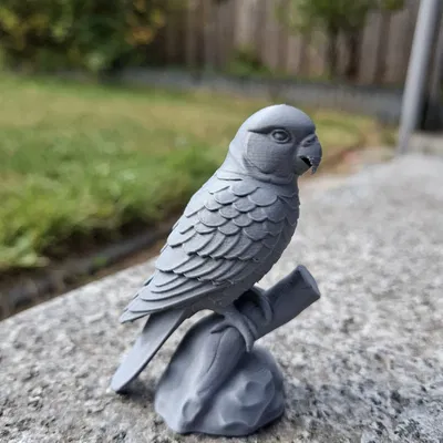 Vẹt Mini Đậu Cành – Vật Trang Trí Bàn Làm Việc Dễ Thương