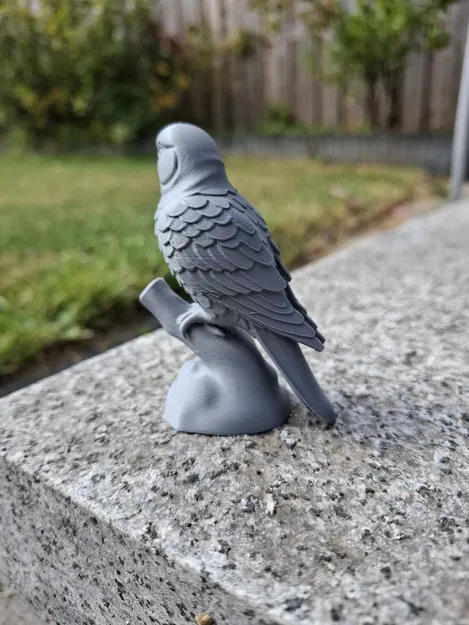 Vẹt Mini Đậu Cành – Vật Trang Trí Bàn Làm Việc Dễ Thương - Image 2