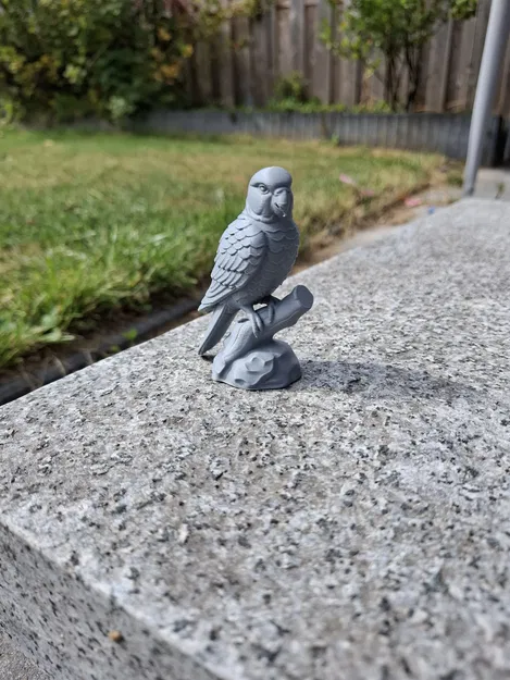 Vẹt Mini Đậu Cành – Vật Trang Trí Bàn Làm Việc Dễ Thương - Image 3