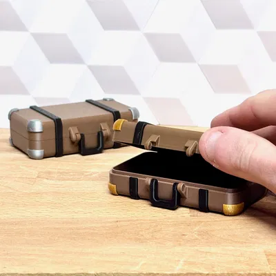 Hộp Vali Cổ Điển (Hộp Đựng Vintage Nhỏ Gọn)