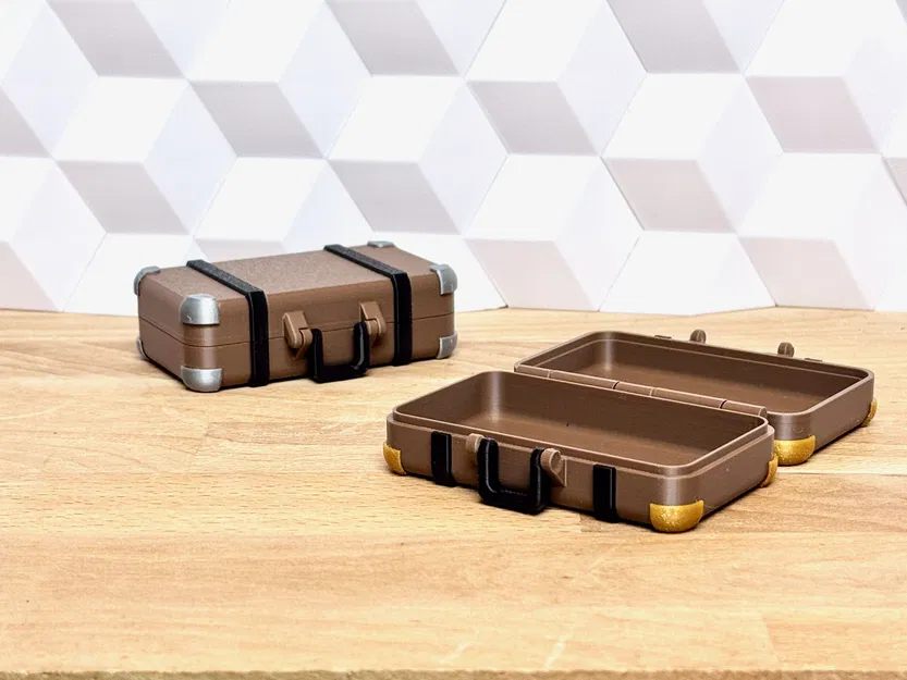 Hộp Vali Cổ Điển (Hộp Đựng Vintage Nhỏ Gọn) - Image 5