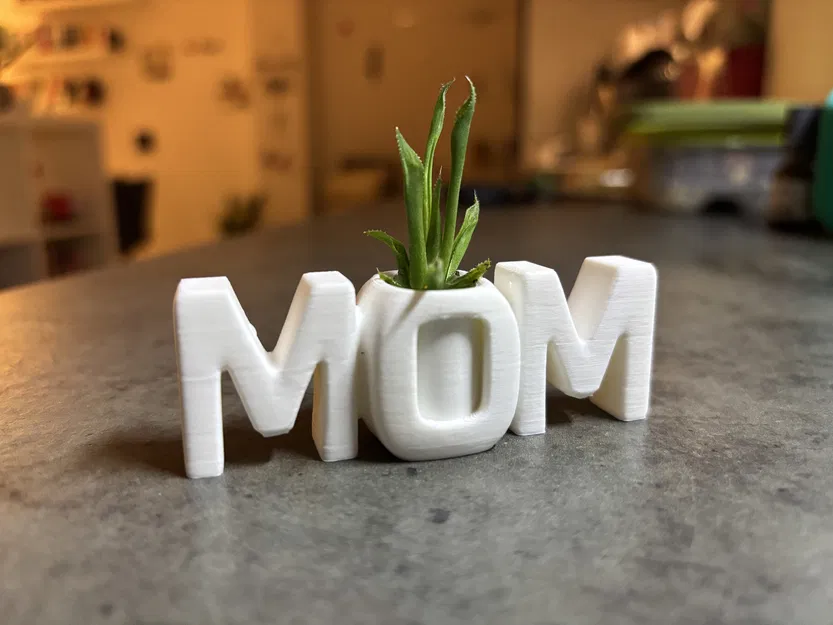 Chậu Cây Chữ MOM - Quà Tặng 8/3 Ý Nghĩa - Image 2