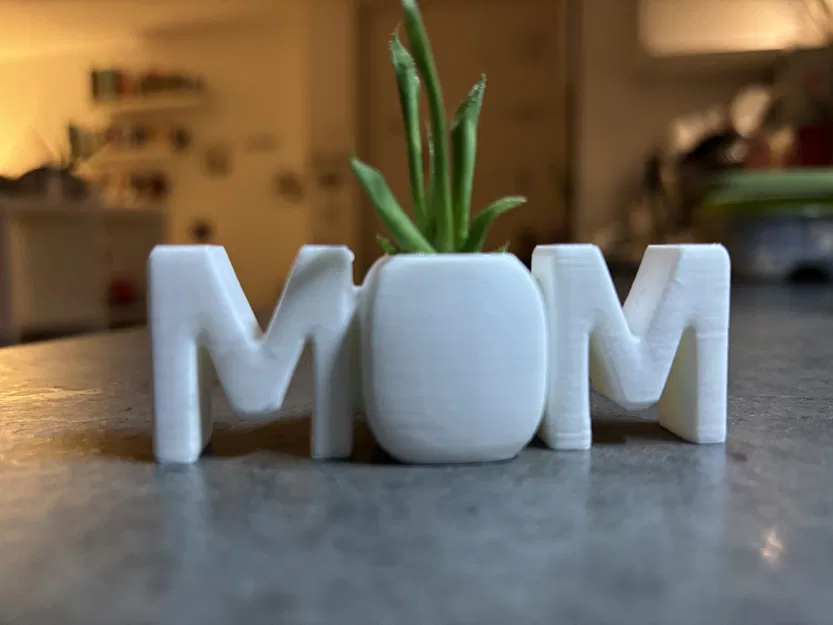 Chậu Cây Chữ MOM - Quà Tặng 8/3 Ý Nghĩa - Image 4