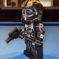 Star Wars Imperial TIE Fighter Pilot Brick MegaFigure (Tỉ lệ 5:1) - Thumbnail 3