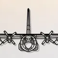 Trang Trí Tường C-130H Hercules Mặt Trước - Thumbnail 1