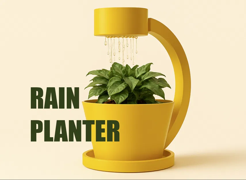 Chậu Cây Mưa "Rain Planter" – Tưới Nước Vui Vẻ, Cây Khỏe Mạnh - Image 1