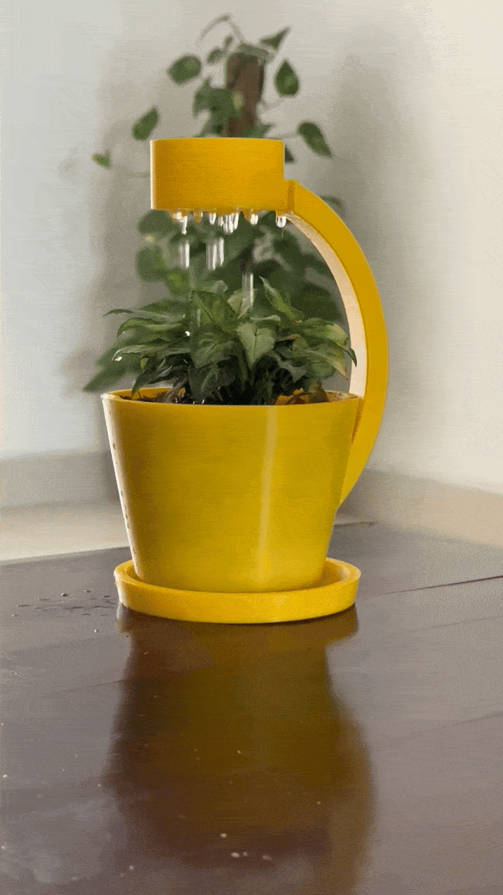 Chậu Cây Mưa "Rain Planter" – Tưới Nước Vui Vẻ, Cây Khỏe Mạnh - Thumbnail 2