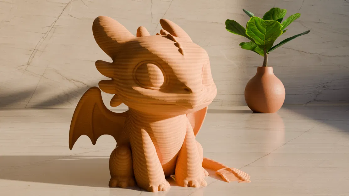 Mô hình Rồng Không Lộ Dễ Thương - Image 1