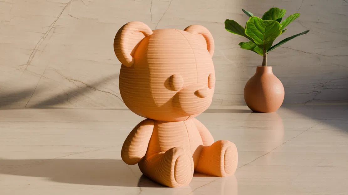 Mô hình Tượng Gấu Bông Dễ Thương - Image 1