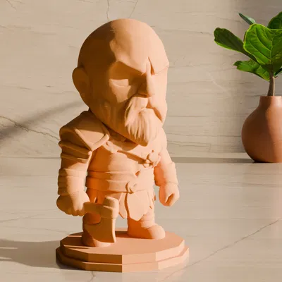 Tượng Kratos Thần Chiến Tranh Dễ Thương