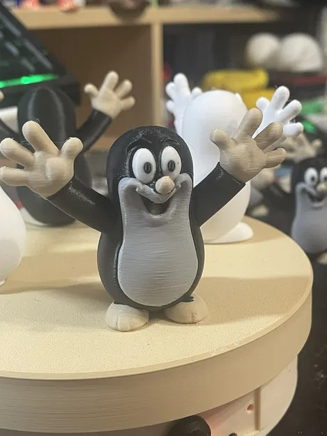 Mô Hình 3D Chú Chuột Nhỏ (Krtek) - Cao 7cm - Image 4