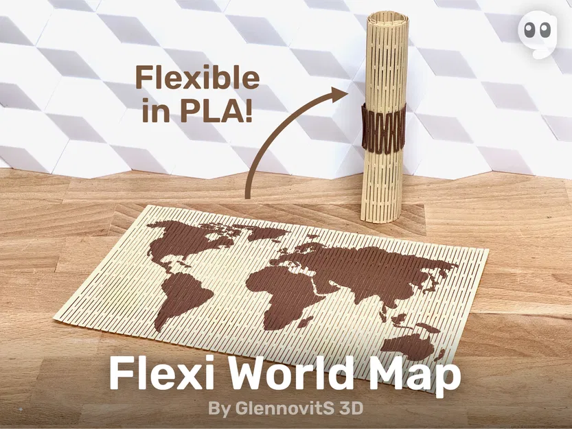 Bản đồ Thế giới Dẻo (Flexi World Map) - Image 1