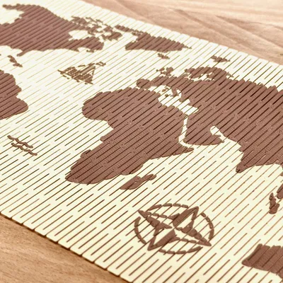 Bản đồ Thế giới Dẻo (Flexi World Map)