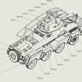 Mô Hình Xe Bọc Thép Sd.Kfz. 232 8 Bánh Lái - Thumbnail 11