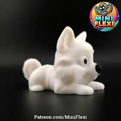 Chó Samoyed Flexi Mini - In Không Cần Hỗ Trợ
