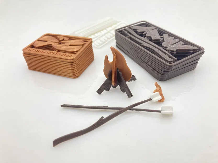 Thẻ Bộ Phận Lò Sưởi Cắm Trại (Campfire Kit Card) - Image 2