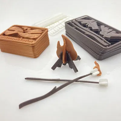 Thẻ Bộ Phận Lò Sưởi Cắm Trại (Campfire Kit Card)