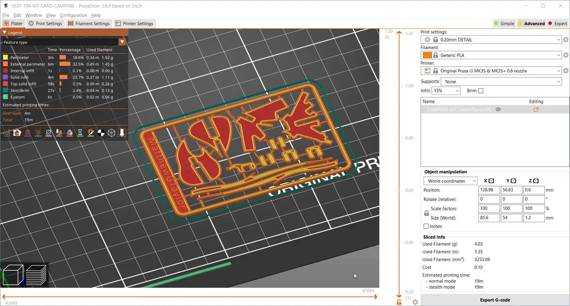 Thẻ Bộ Phận Lò Sưởi Cắm Trại (Campfire Kit Card) - Image 3