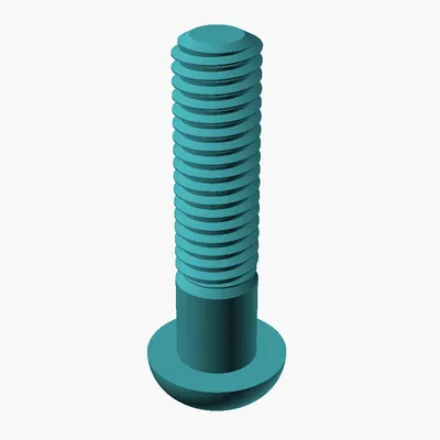 Hàng trăm Ốc Vít Vòm Metric V2 Từ M2 Đến M64 (Dễ In)