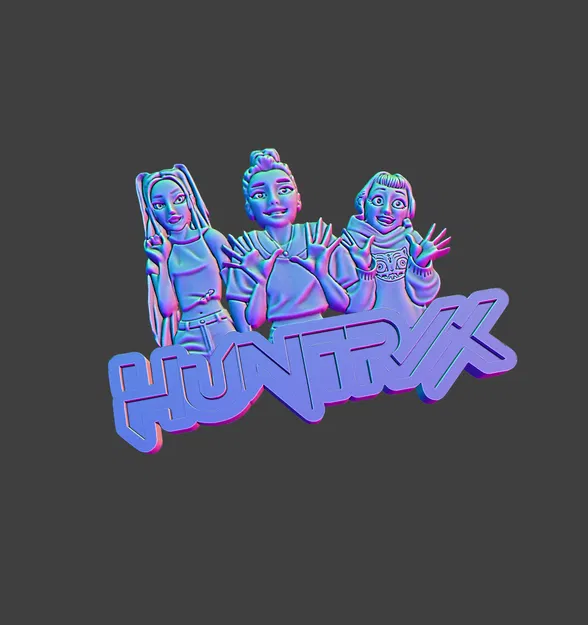 Huntrix hi fans cảnh từ kpop demon hunters - Image 1
