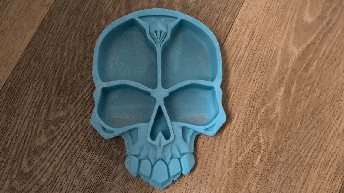 Ống Đựng Bàn Hình Đầu Lâu - Hộp Đựng Phong Cách Gothic - Image 2