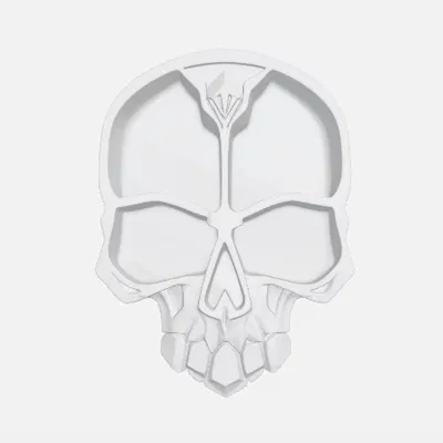 Ống Đựng Bàn Hình Đầu Lâu - Hộp Đựng Phong Cách Gothic