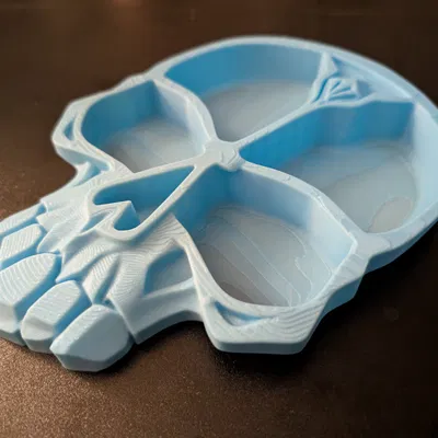 Ống Đựng Bàn Hình Đầu Lâu - Hộp Đựng Phong Cách Gothic