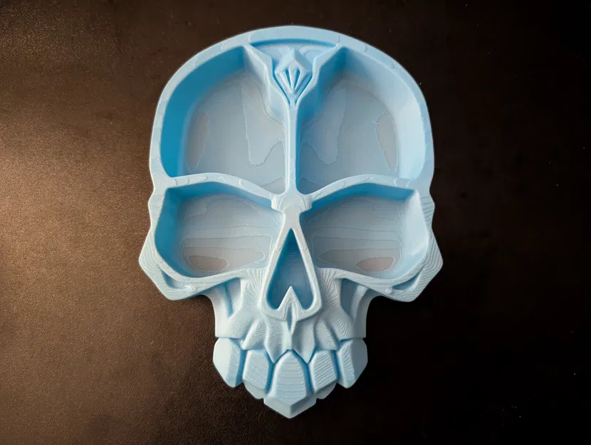 Ống Đựng Bàn Hình Đầu Lâu - Hộp Đựng Phong Cách Gothic - Image 5