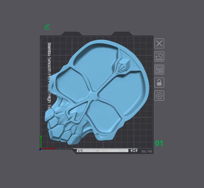 Ống Đựng Bàn Hình Đầu Lâu - Hộp Đựng Phong Cách Gothic - Image 6