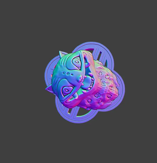 Móc khóa/Tranh tường nam châm Derpy Kpop Demon Hunters Fanart - Image 3