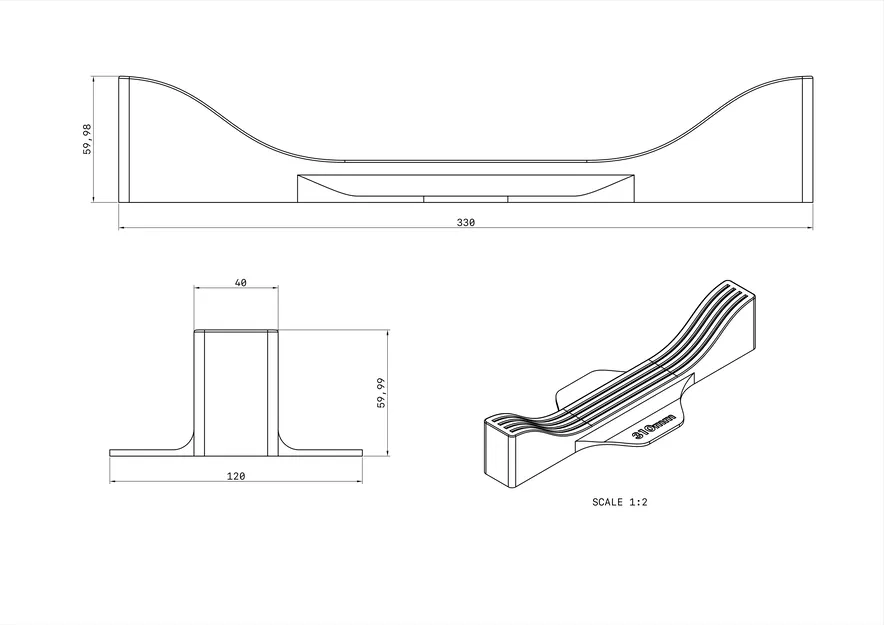 Kệ Giữ Build Plate 310mm (cho QiDi Plus4, CR-10, vv) - Image 4